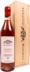 Арманьяк Castarede Maniban Armagnac AOC 1971 wooden box, 0.7 л.