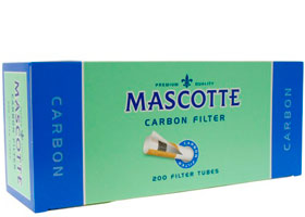 Гильзы для самокруток Mascotte Carbon 200 шт