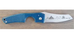 Сигарный нож Le Petit Skyline Blue Micarta St. Petersburg