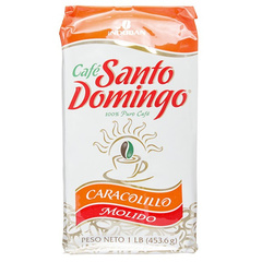 Доминиканский Кофе Молотый Santo Domingo Caracolillo 454 гр.