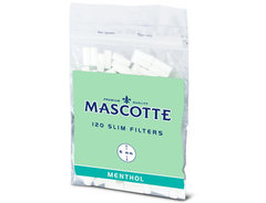 Фильтры для самокруток Mascotte Slim Filter Menthol 6 мм