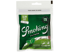 Фильтры для самокруток Smoking Slim Menthol
