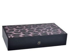 Хьюмидор Elie Bleu Safari Panther Black & Violet & Purple на 110 сигар