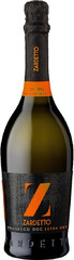 Игристое вино Zardetto, Prosecco DOC Extra Dry, 0.75 л
