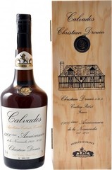 Кальвадос Christian Drouin Coeur de Lion Calvados 1100-eme Anniversaire de la Normandie, wooden box, 0.7 л
