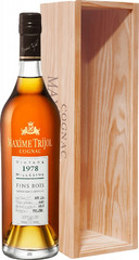 Коньяк Maxime Trijol Fins Bois AOC, 1978, wooden box, 0.7 л