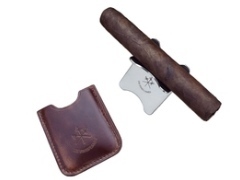 Подставка под сигару Le Petit Brown Leather Cigar Stand
