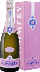 Шампанское Pommery Brut Rose, Champagne AOC, gift box , 0,75 л.