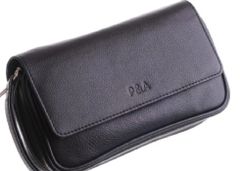 Сумка P&A для 2 трубок и табака 414-Black