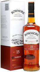 Виски Bowmore Darkest 15 years old, gift box, 0.7 л