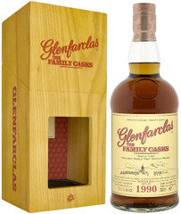 Виски Glenfarclas 1990 Family Casks in gift box, 0.7 л.