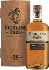 Виски Highland Park 25 Years Old, wooden box, 0.7 л