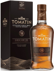 Виски Tomatin 18 Years Old Gift Box, 0.7 л