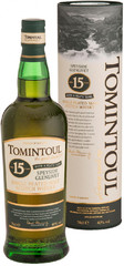 Виски Tomintoul 15 Years Old with a Peaty Tang, gift tube, 0.7 л