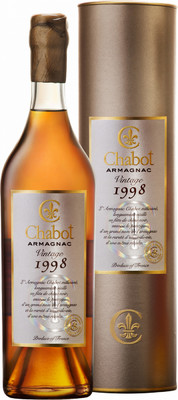 Арманьяк Chabot 1998, gift tube, 0.7 л вид 1
