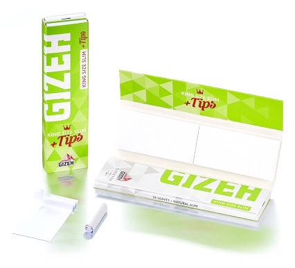 Бумага для самокруток Gizeh Super Fine King Size + Tips вид 1