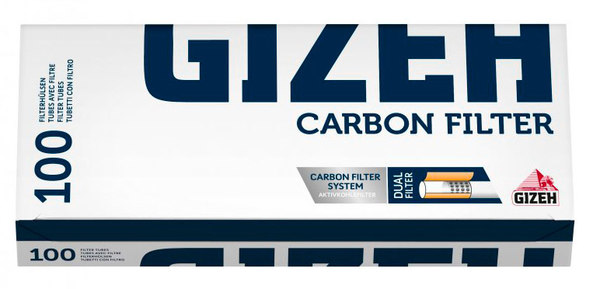 Гильзы для самокруток Gizeh Carbon Filter 100 шт вид 1