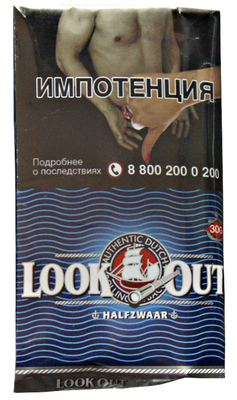 Сигаретный табак Look Out Half Zwar 30 гр вид 1