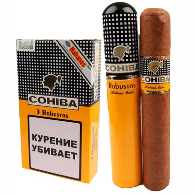 Сигары  Cohiba Robustos Tubos вид 1