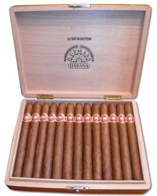 Сигары  H. Upmann Sir Winston Estuche вид 1