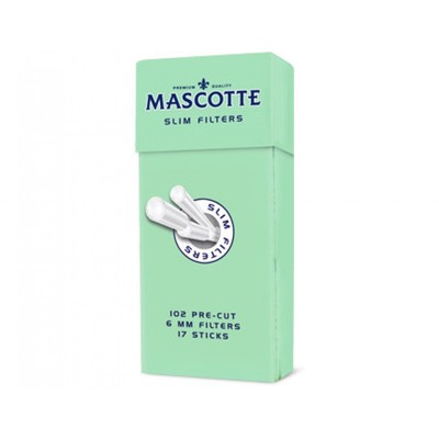 Фильтры для самокруток Mascotte Slim Filters Sticks 6 мм вид 1