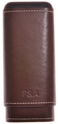 Футляр P&A на 3 сигары T1067-Brown вид 1
