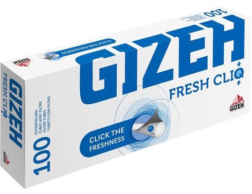 Гильзы для самокруток Gizeh Fresh Click 100 шт вид 1