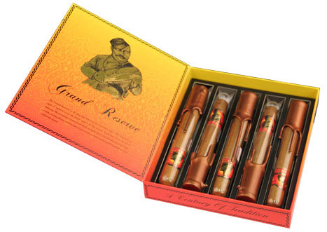 Набор сигар Gurkha Grand Reserve Robusto Natural Cognac вид 1