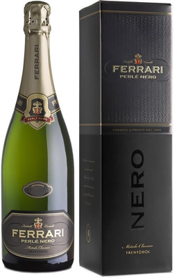 Игристое вино Ferrari, Perle Nero, Trento DOC, 0,75 л. вид 1