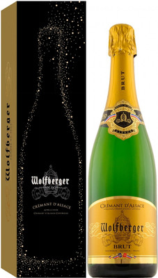 Игристое вино Wolfberger, Cremant d'Alsace Brut, 0,75 л. вид 1