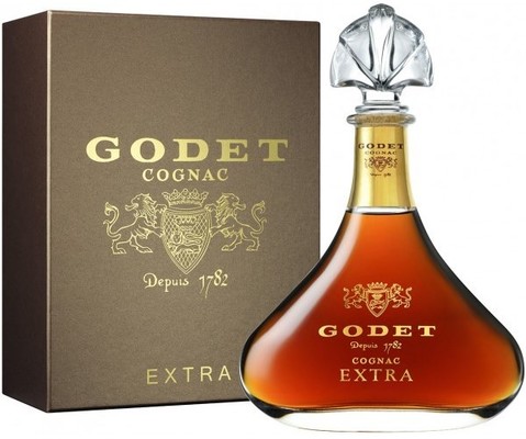 Коньяк Godet  Extra, gift box, 0.7 л вид 1