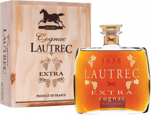 Коньяк Lautrec Extra, 0.7 л вид 1