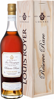 Коньяк Louis Royer, Fine Champagne Reserve Rare, wooden box, 0.7 л вид 1