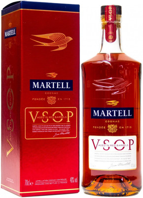 Коньяк Martell VSOP Aged in Red Barrels, gift box, 0.7 л вид 1