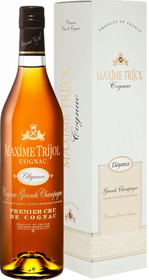 Коньяк Maxime Trijol Elegance Grande Champagne Premier Cru AOC, gift box, 0.7 л вид 1