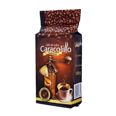Кубинский Кофе Caracolillo Молотый 230гр вид 2