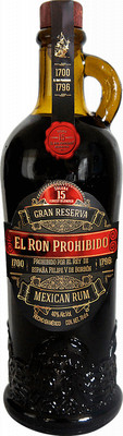 Ром El Ron Prohibido, Gran Reserva 15 Years, 0.75 л вид 1