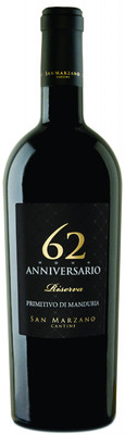 Вино Feudi di San Marzano, Anniversario 62 Riserva, Primitivo di Manduria DOP, 0,75 л. вид 1