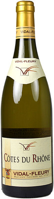 Вино Vidal-Fleury, Cotes du Rhone Blanc, 0.75 л. вид 1