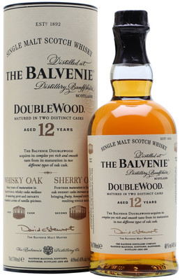 Виски Balvenie Doublewood 12 Years Old, gift tube, 0.7 л вид 1
