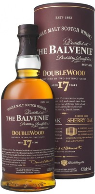 Виски Balvenie Doublewood 17 Years Old, in tube, 0.7 л вид 1