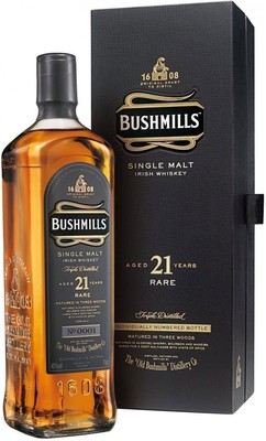 Виски Bushmills 21 Years Old, gift box, 0.7 л вид 1