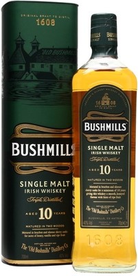 Виски Bushmills Malt 10 Years Old, with box, 0.7 л вид 1