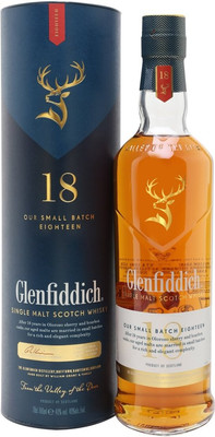 Виски Glenfiddich 18 Years Old, in tube, 0.7 л вид 2