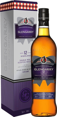 Виски Glengarry 12 Years Old, gift box, 0.7 л вид 1
