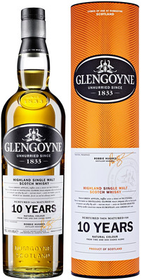 Виски Glengoyne 10 Years Old In Tube, 0.7 л вид 1