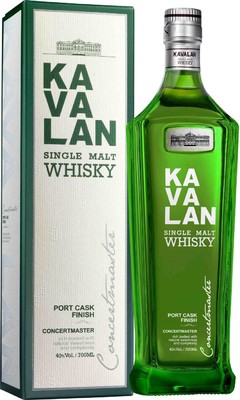 Виски Kavalan Concertmaster Port Cask Finish Gift Box ,0.7 л вид 1