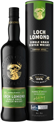 Виски Loch Lomond Single Grain Peated, 0.7 л вид 1