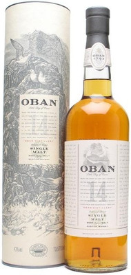 Виски Oban malt 14 years old, with box, 0.7 л вид 1