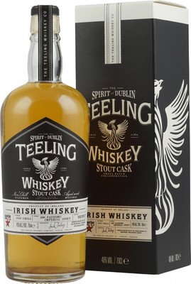 Виски Teeling Stout Cask Irish Whiskey Gift Box, 0.7 л вид 1